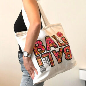 NEW Bali pink tote bag new with tags indonesia NWT